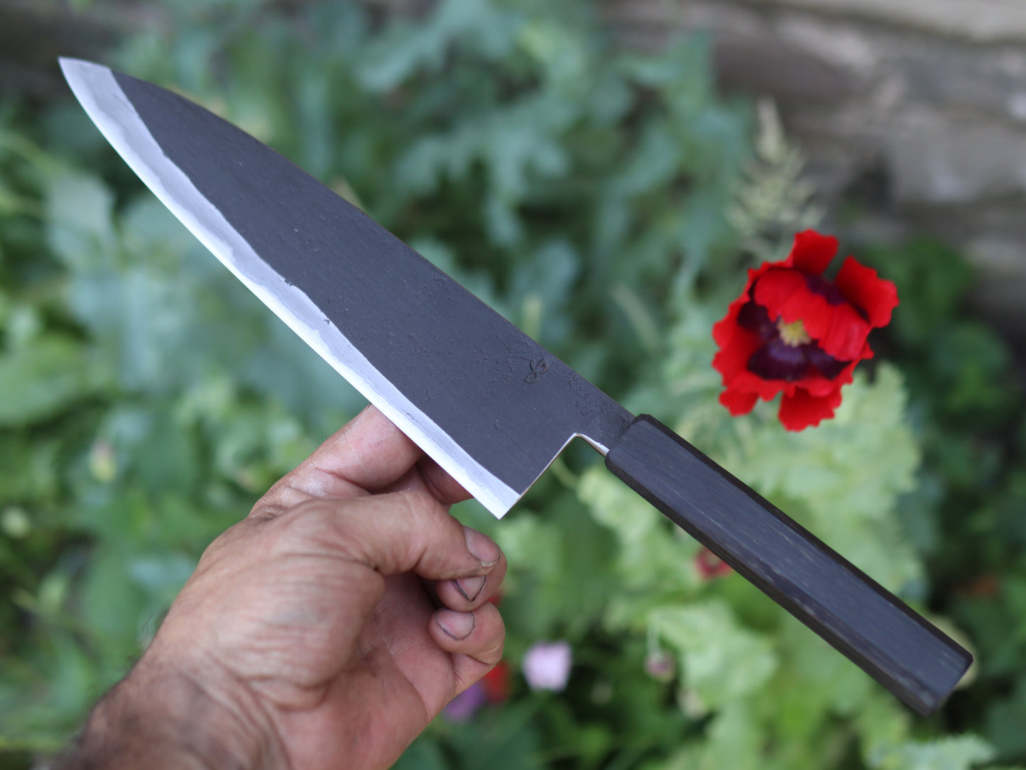 Wrought clad gyuto