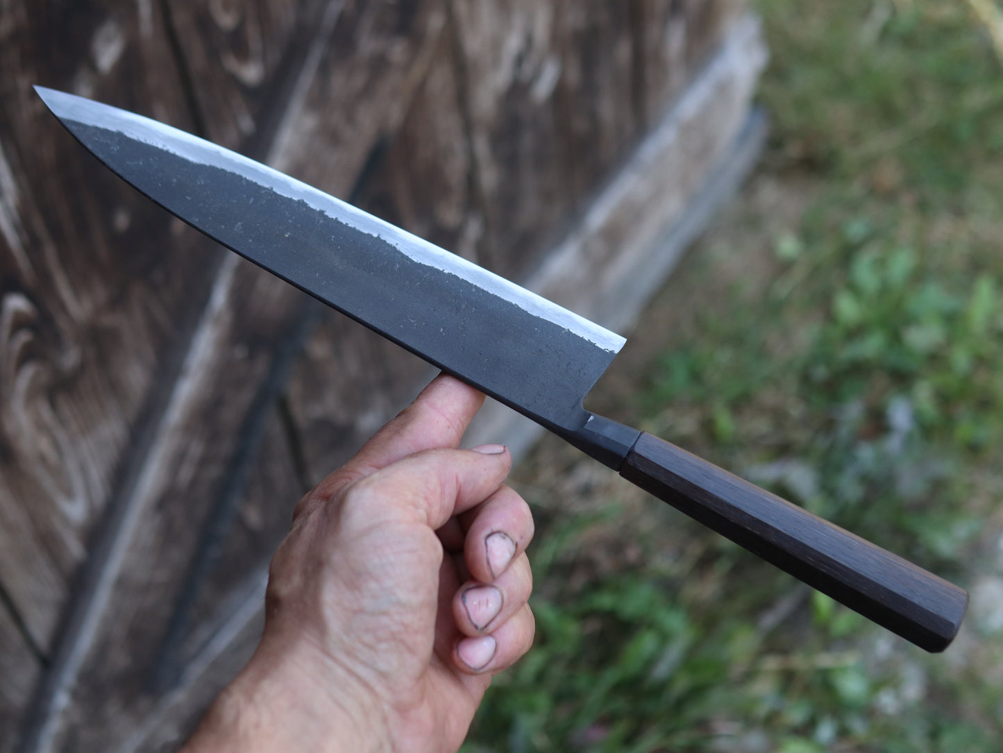 Integral bolster gyuto