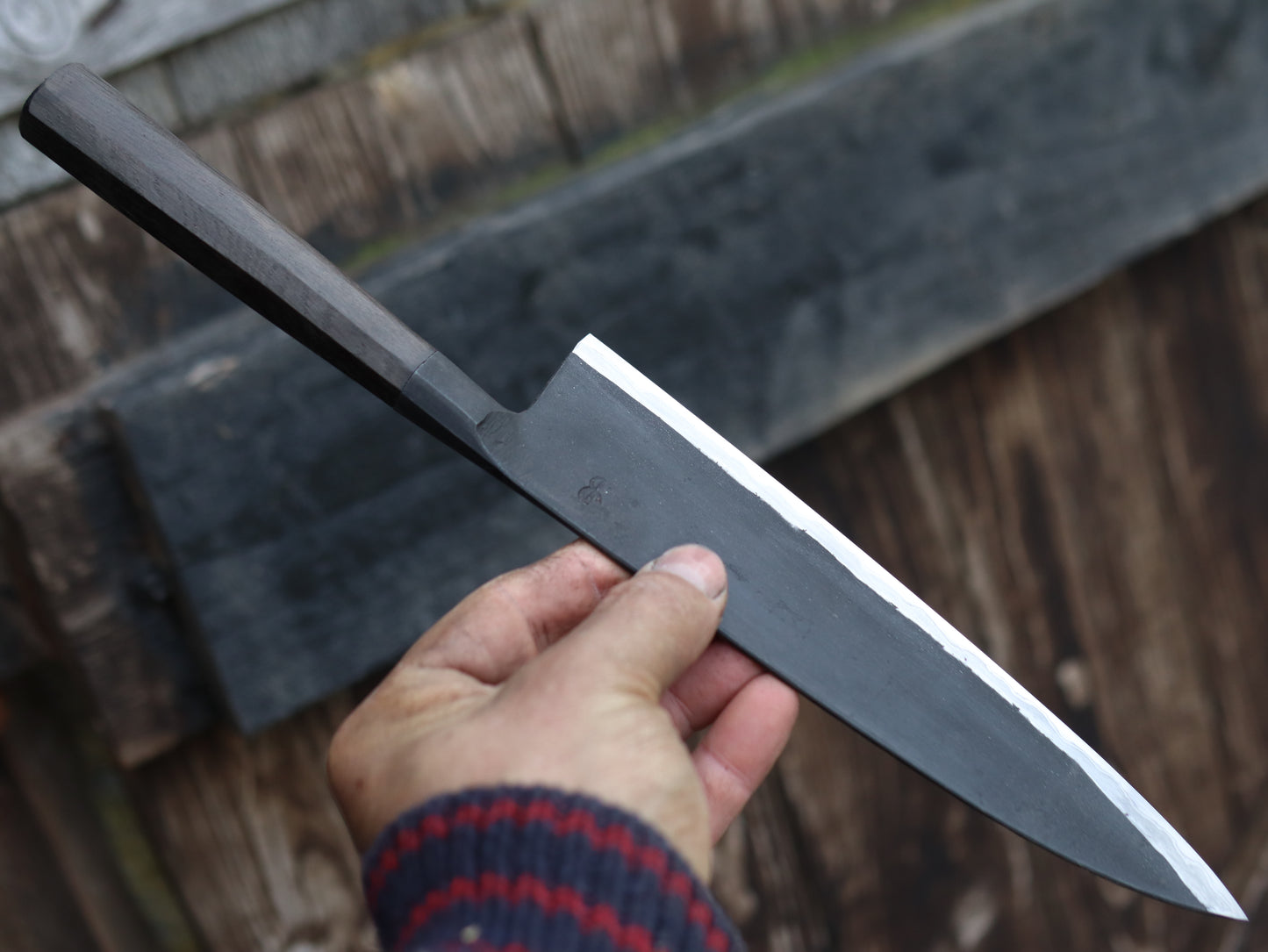 Integral bolster gyuto