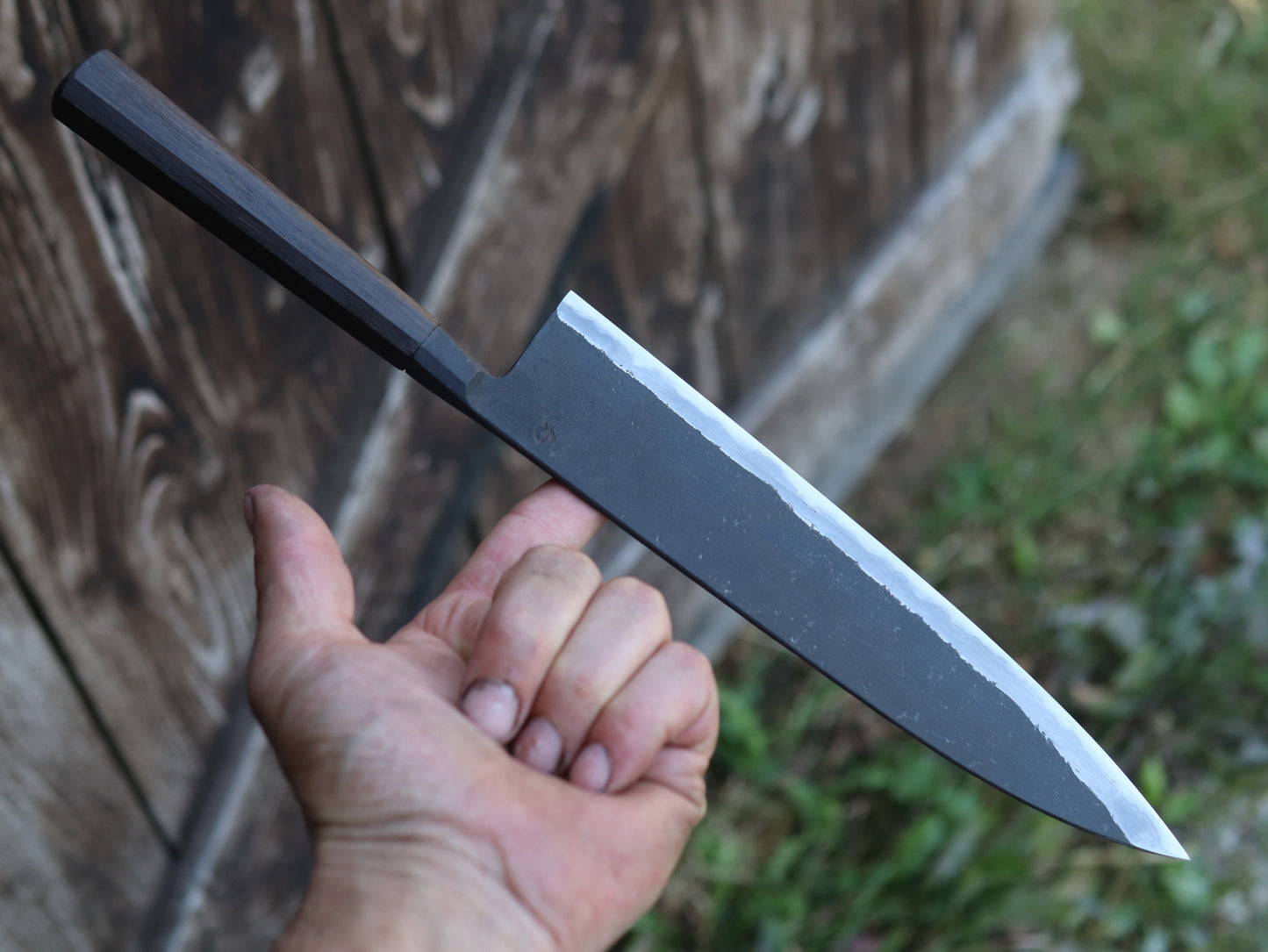 Integral bolster gyuto