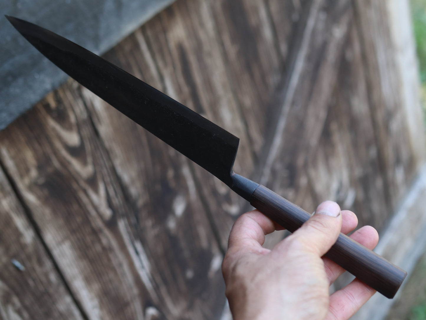 Integral bolster gyuto