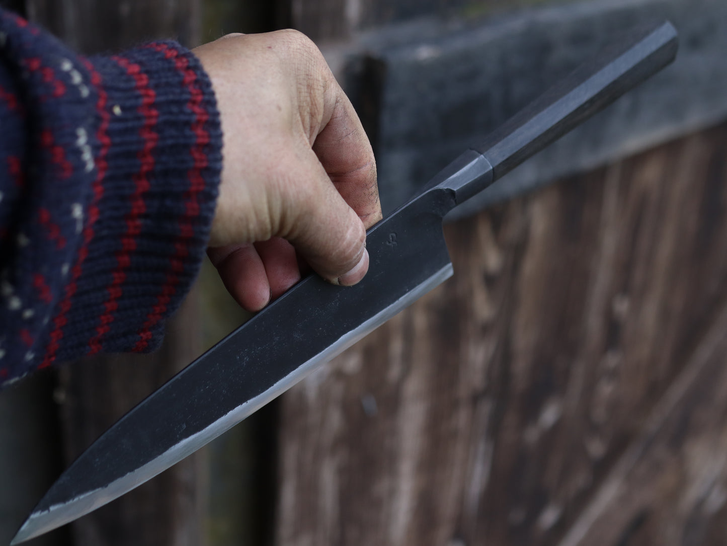 Integral bolster gyuto