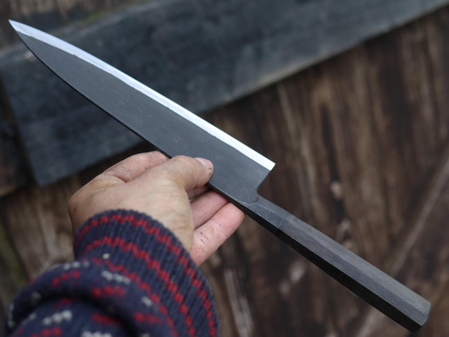 Integral bolster gyuto