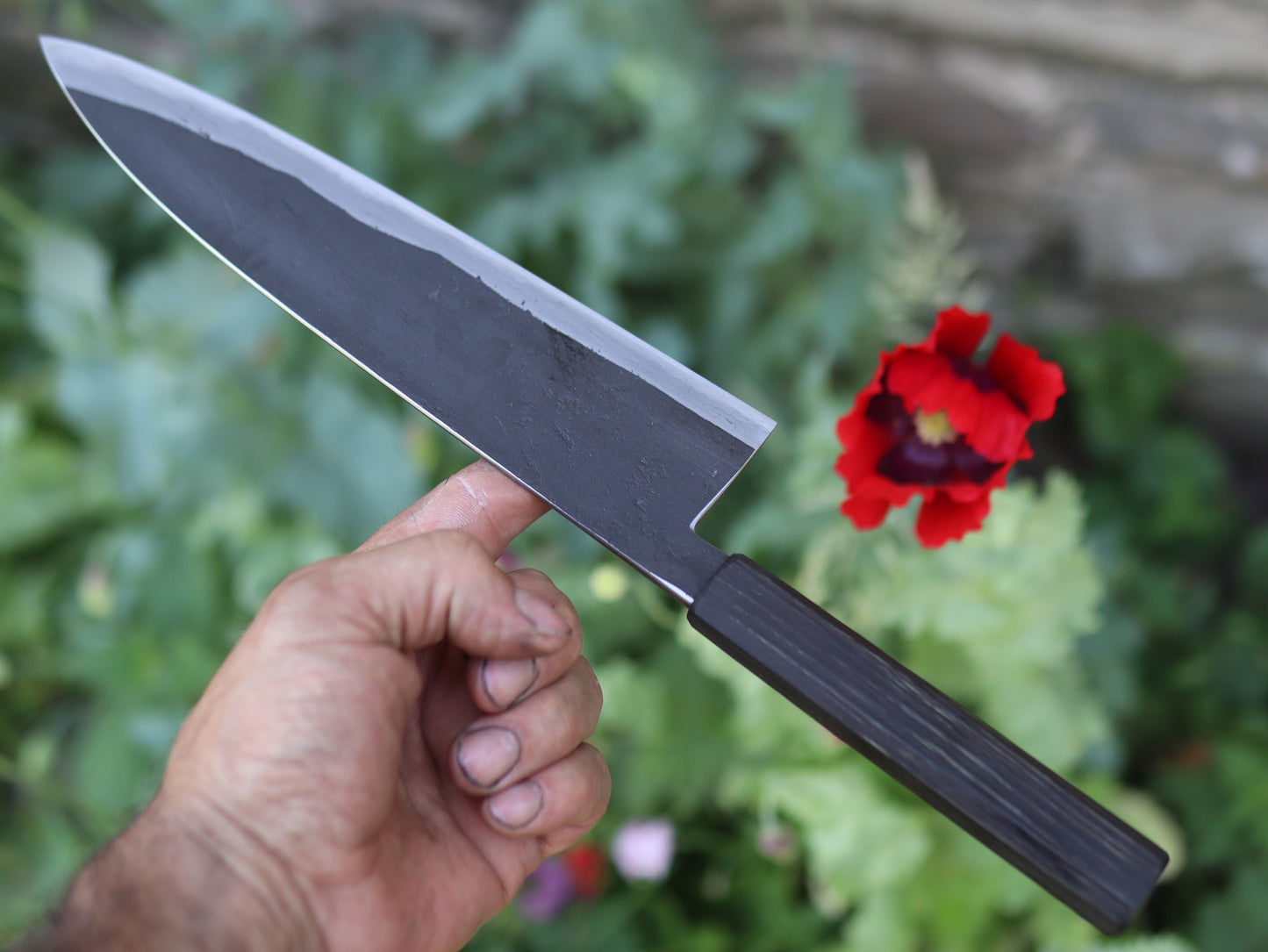 Wrought clad gyuto
