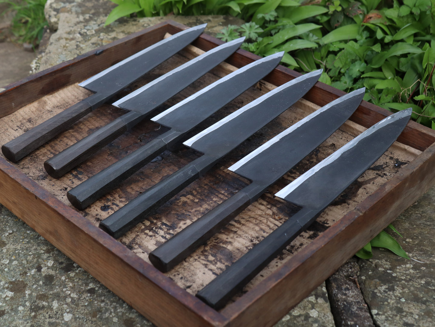 Integral bolster gyuto