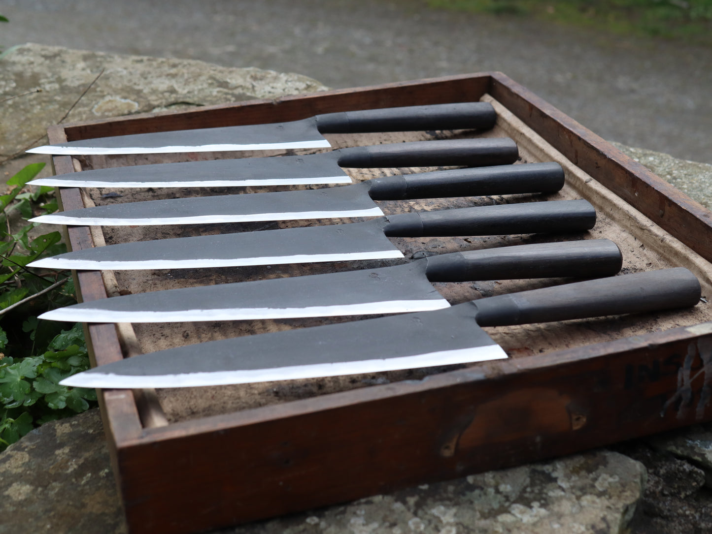 Integral bolster gyuto