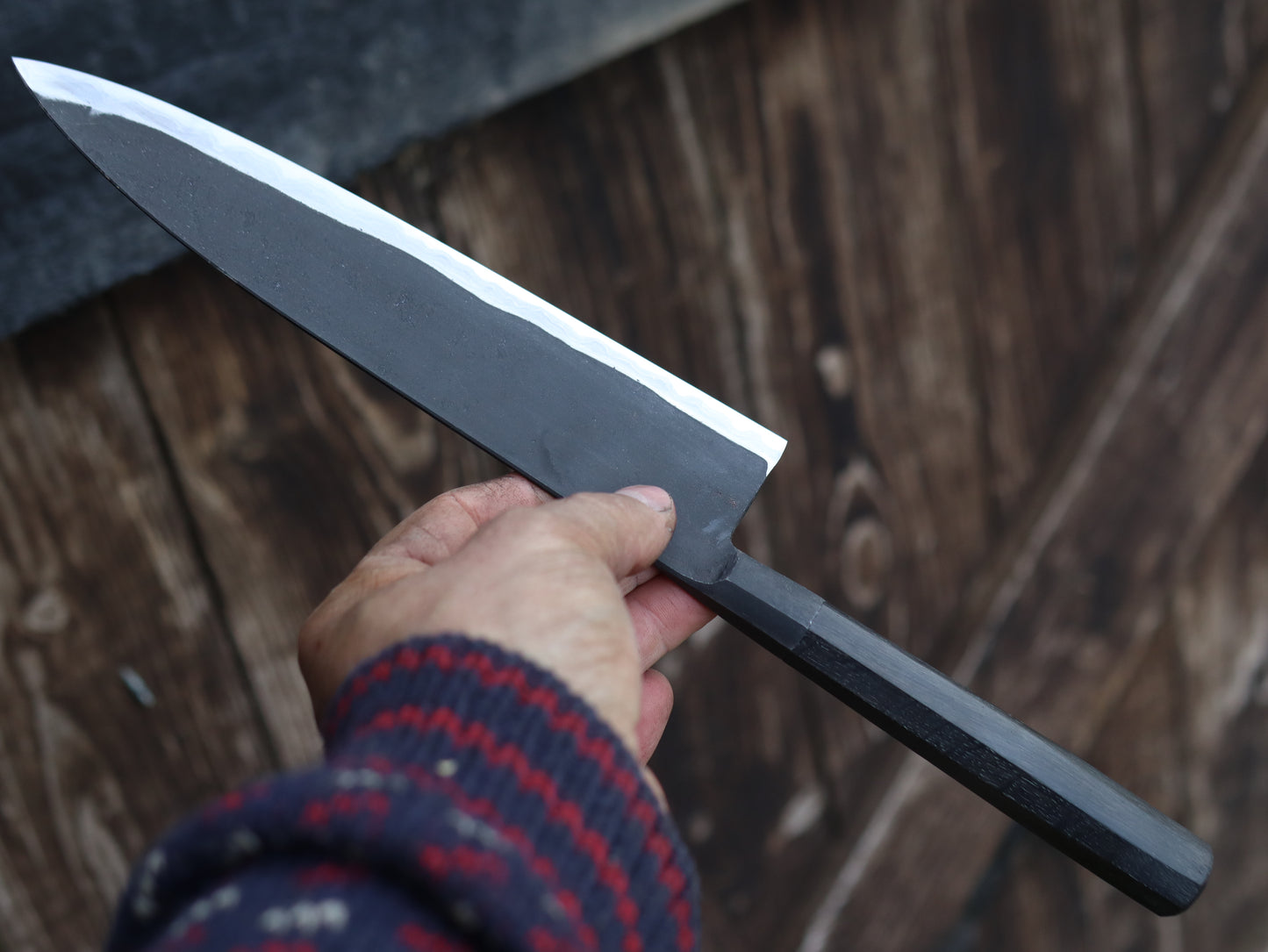 Integral bolster gyuto