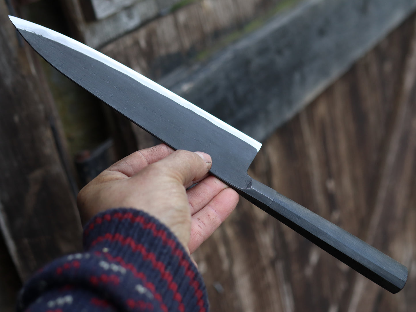 Integral bolster gyuto