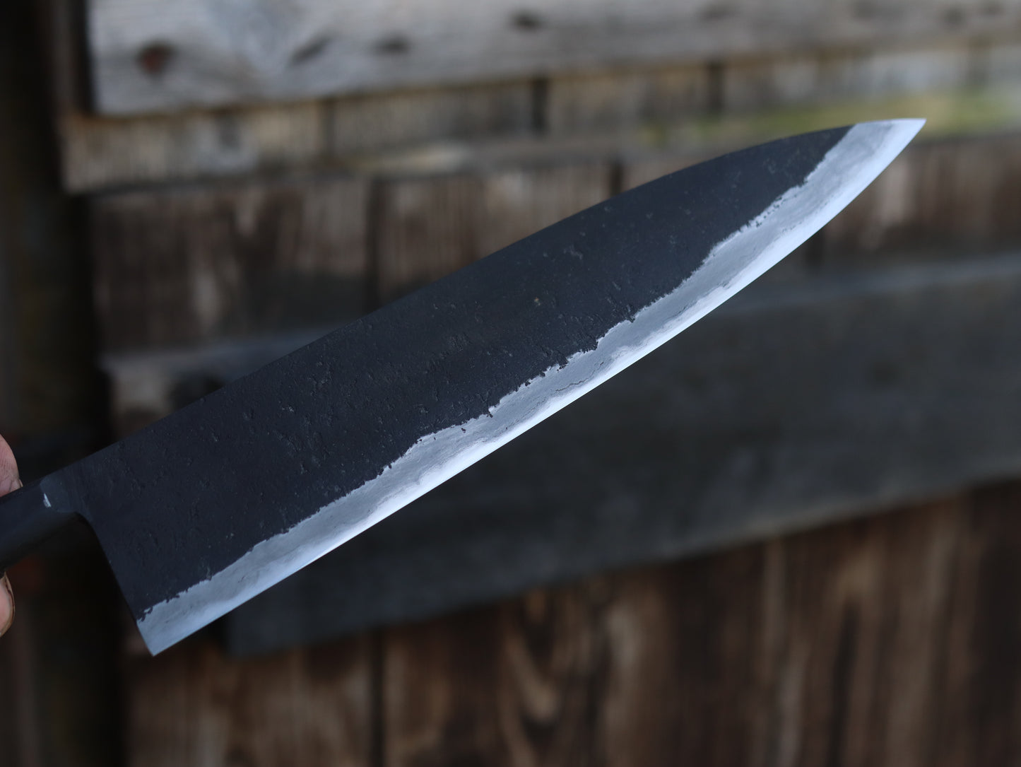 Integral bolster gyuto