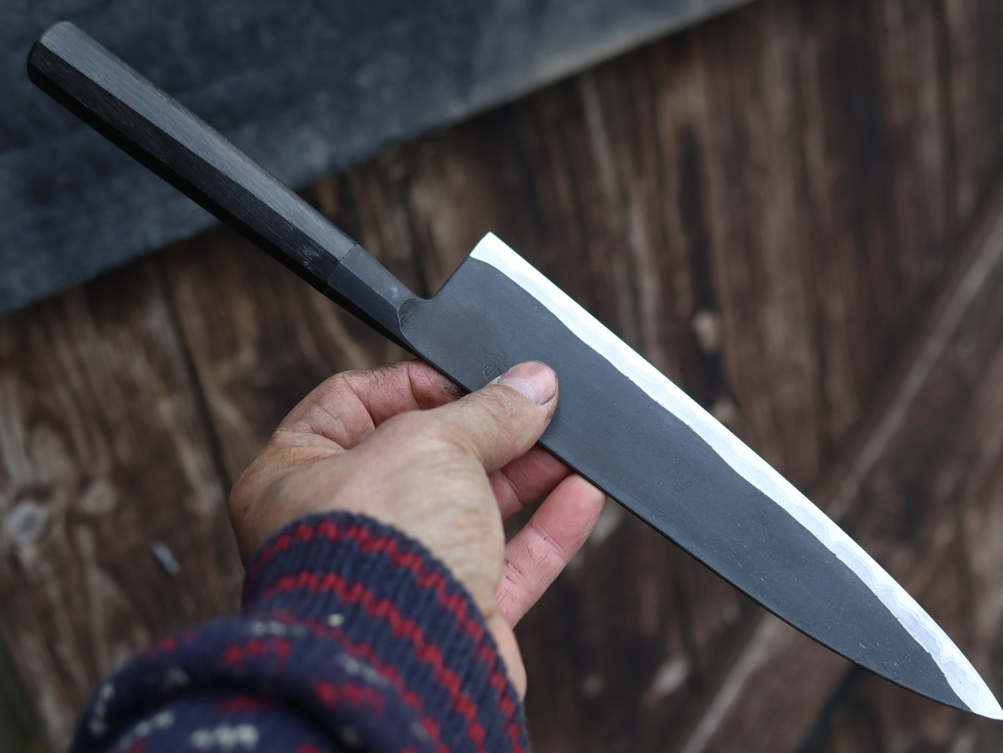 Integral bolster gyuto