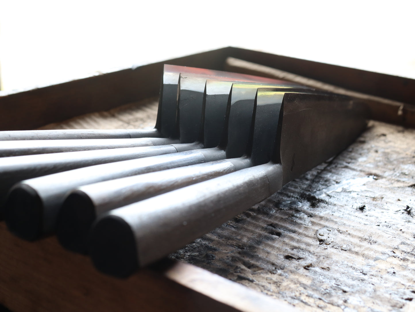 Integral bolster gyuto