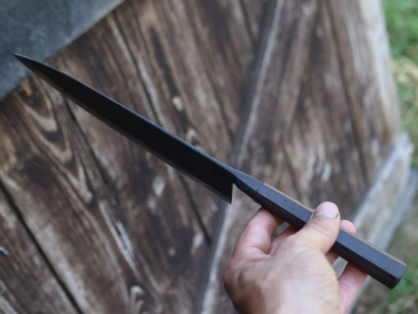 Integral bolster gyuto