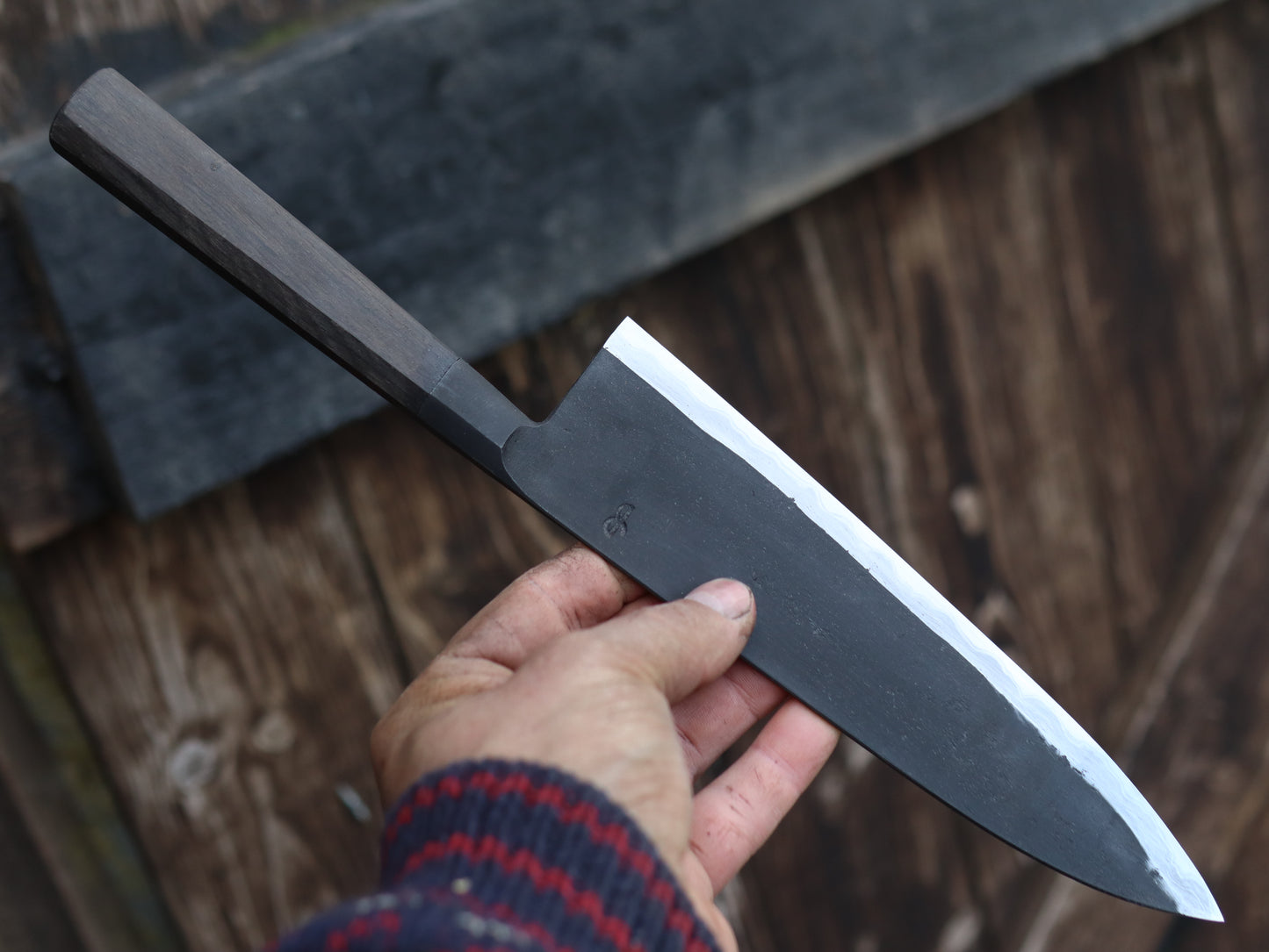 Integral bolster gyuto